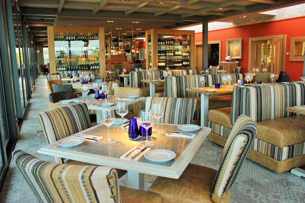 Restaurant - The Greenhouse interior www.wadswickgreen.co.uk