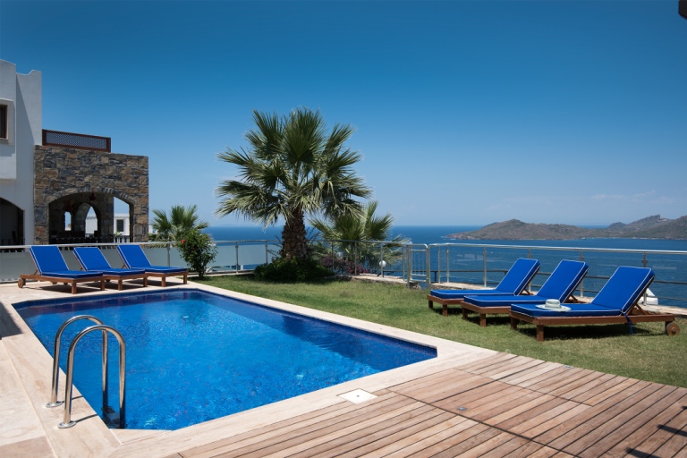 Three-bedroom villa with sea views and private pool, Yalikavak, £360,000